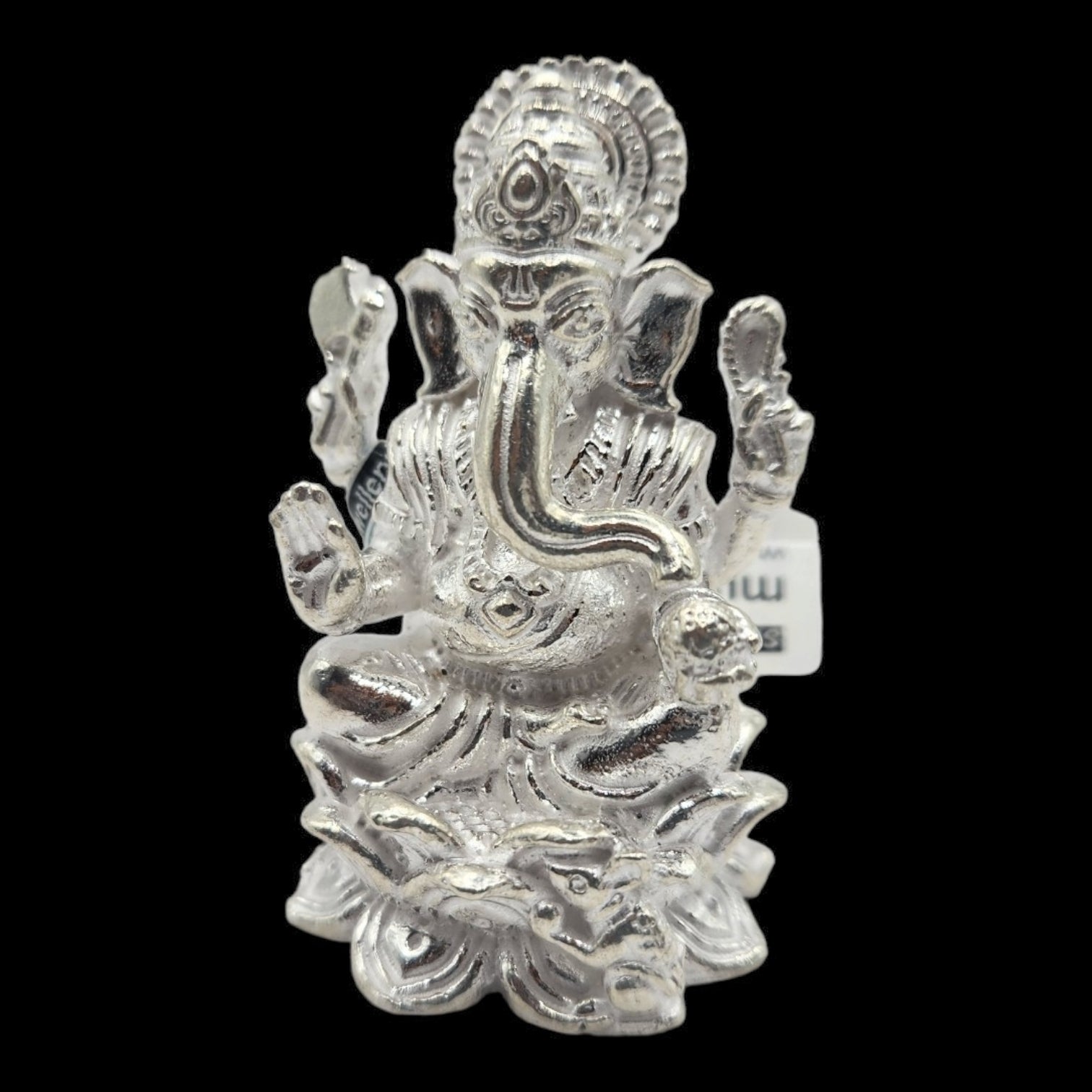 Silver Lord Ganesha Solid Idol Silver Touch Silver Lord Ganesha Solid Idol Silver Touch