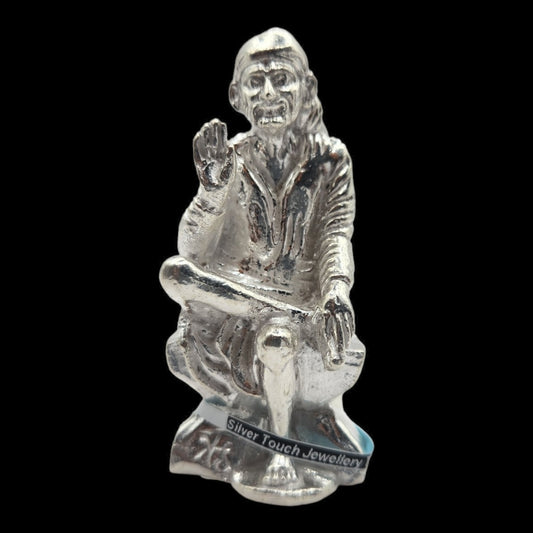 925 Silver Shree Sai Baba Solid Idol.