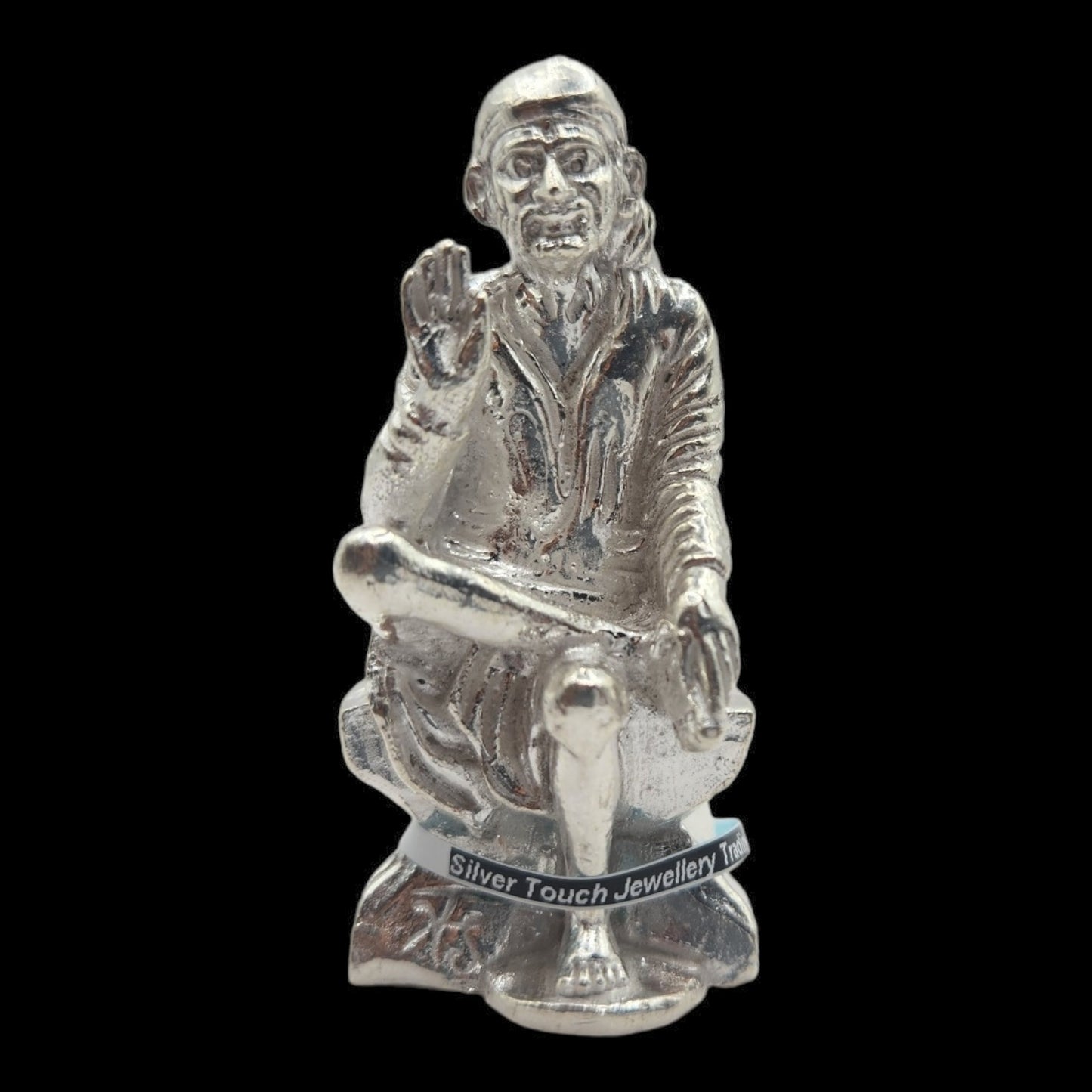 925 Silver Shree Sai Baba Solid Idol.