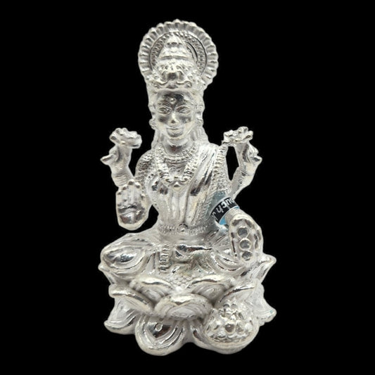 925 Silver Shree  Laxmi Solid Idol