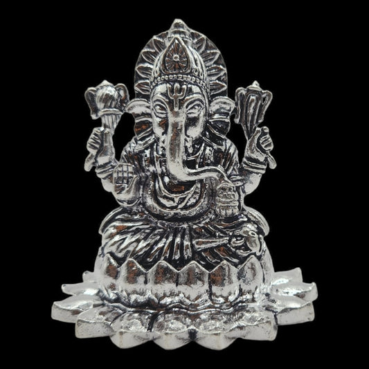 Silver Ganesha Idol