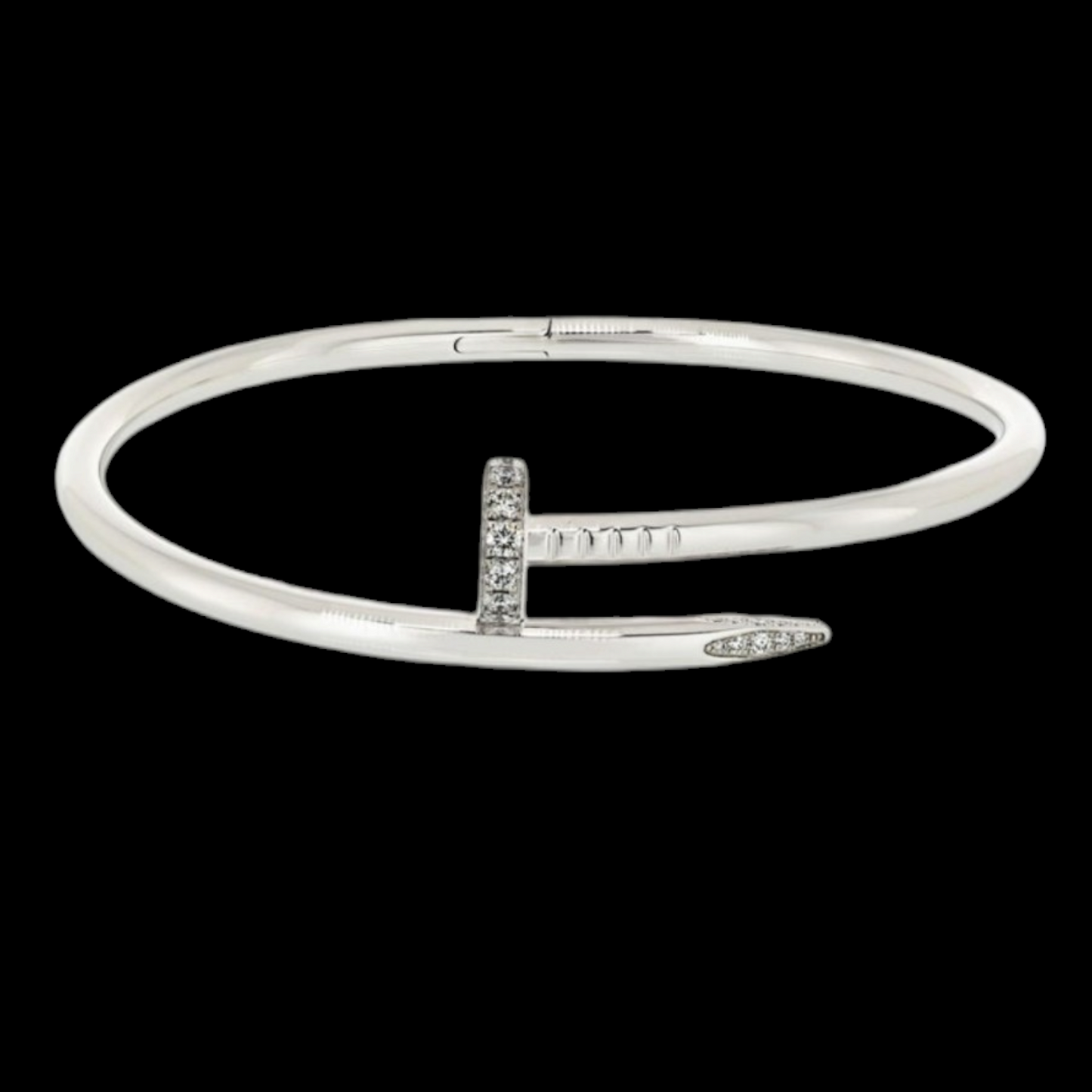 925 sterling Silver women's nail bracelet