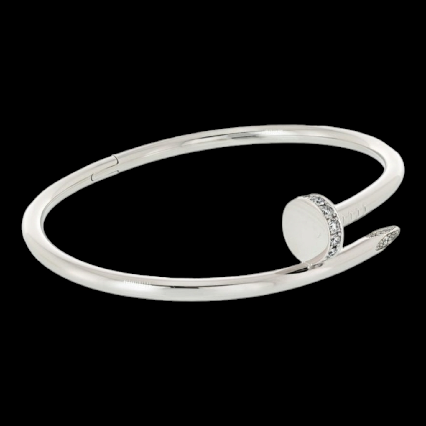 925 sterling Silver women's nail bracelet