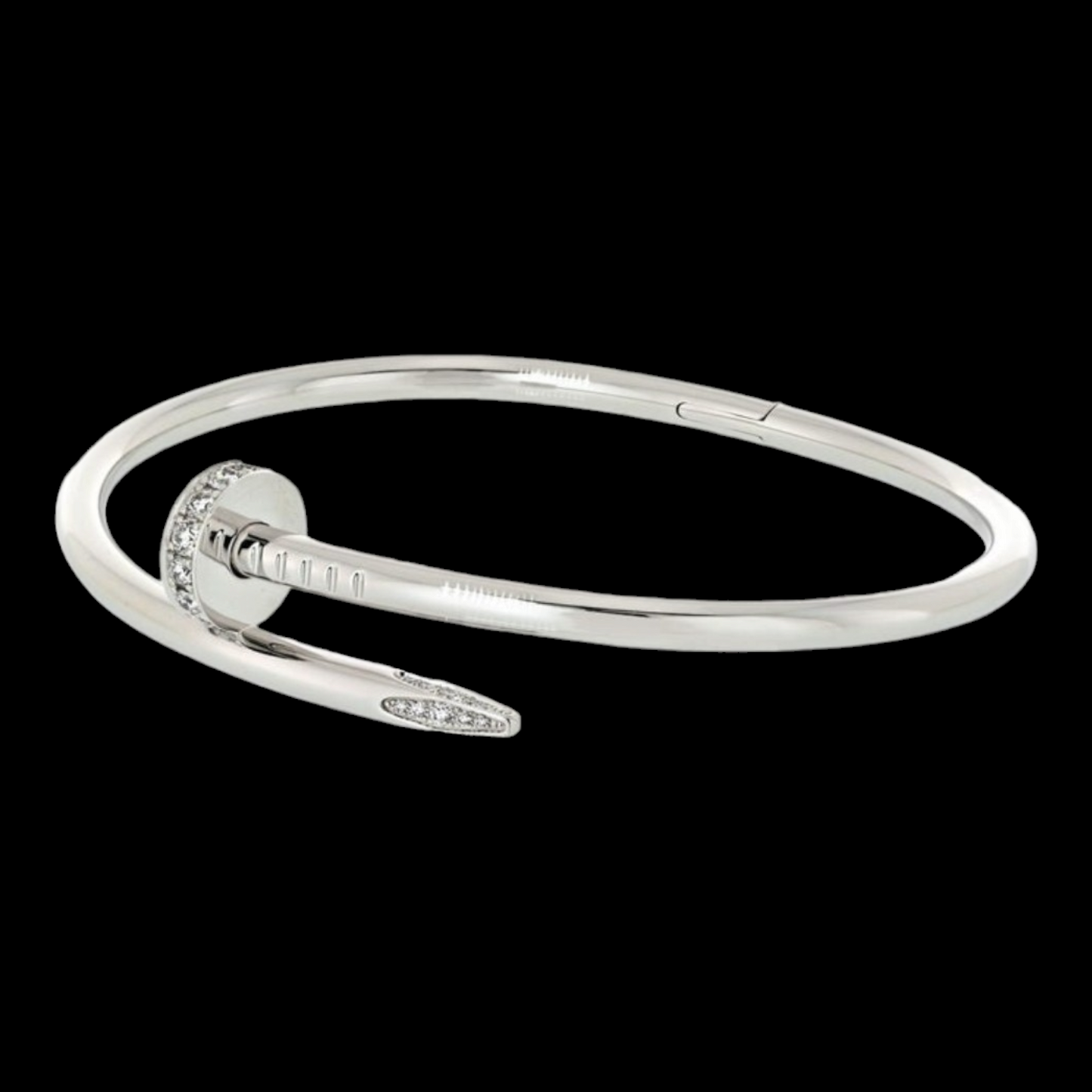 925 sterling Silver women's nail bracelet