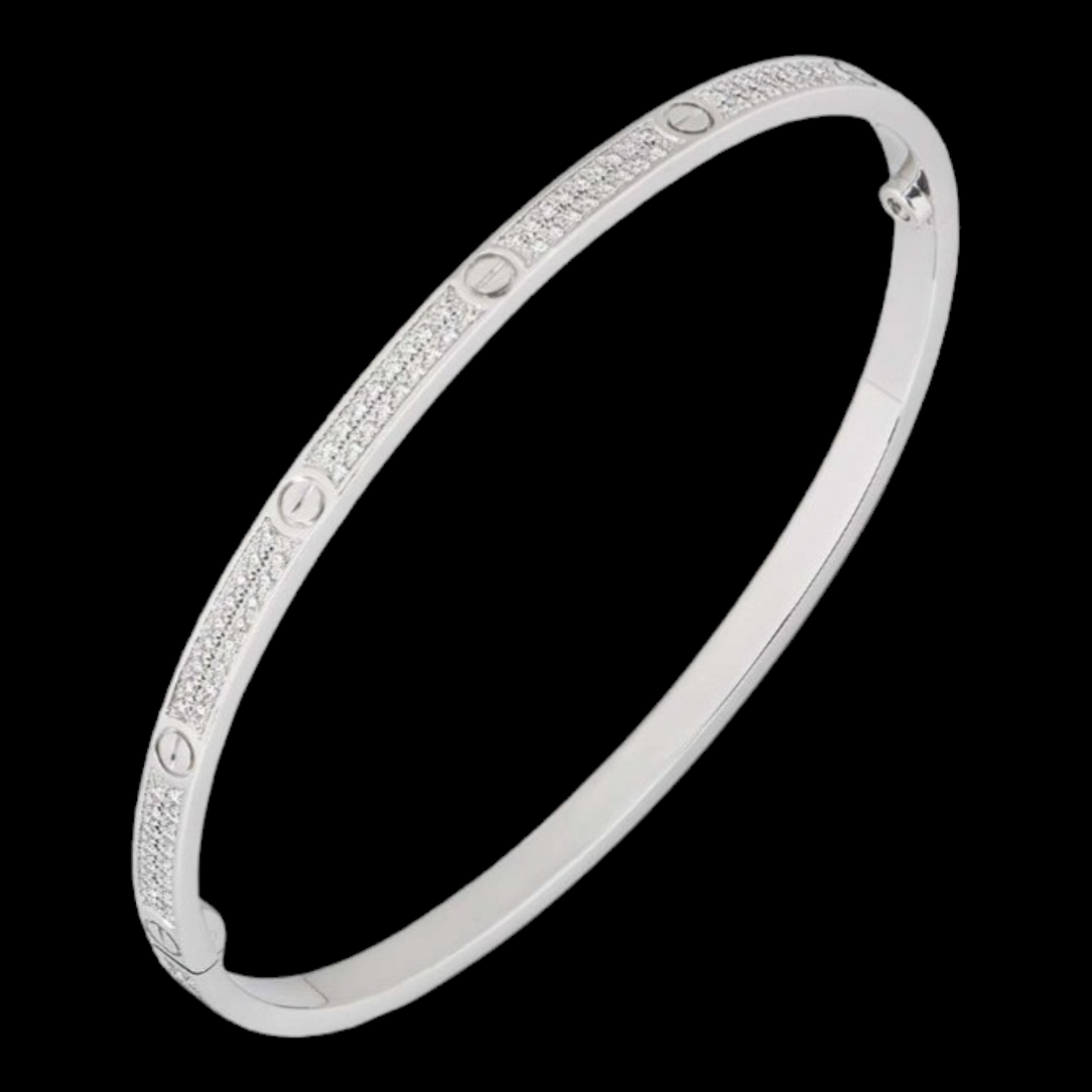 925 sterling silver love bracelet with wedding band