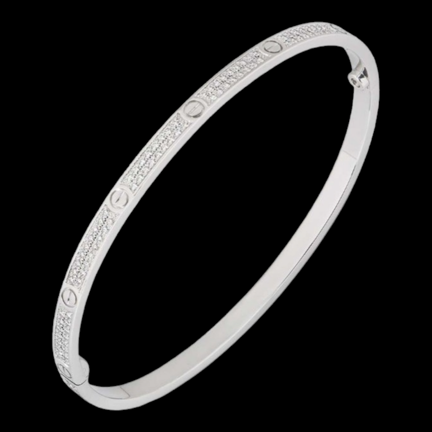 925 sterling silver love bracelet with wedding band