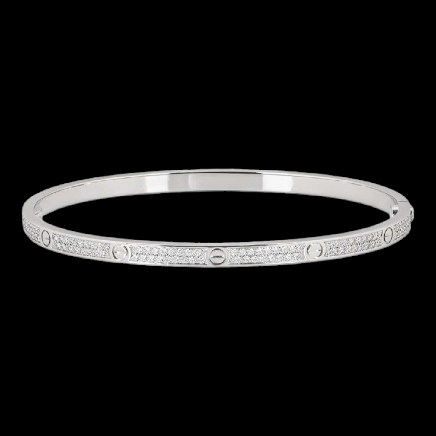 925 sterling silver love bracelet with wedding band