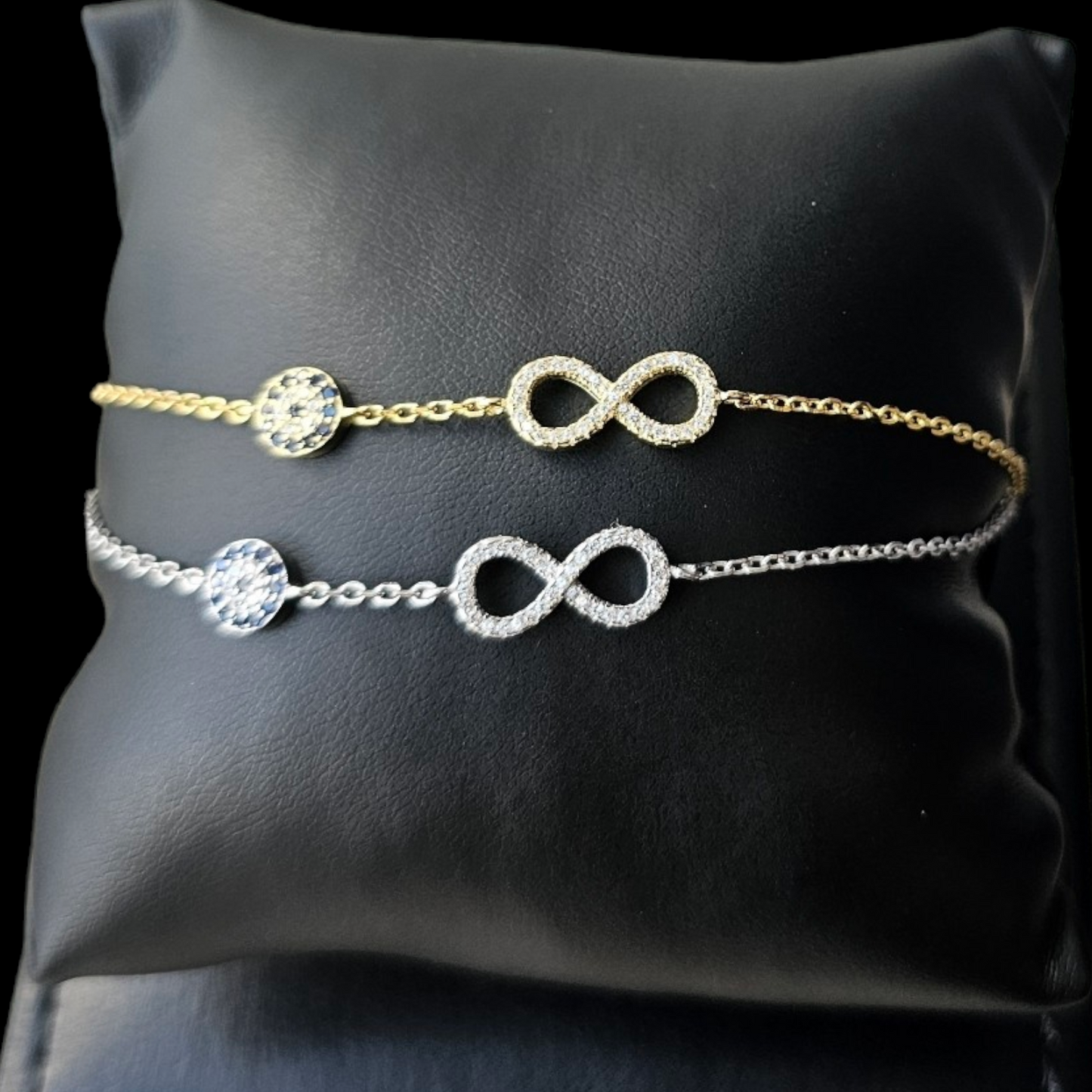 925 sterling Silver infinity bracelet