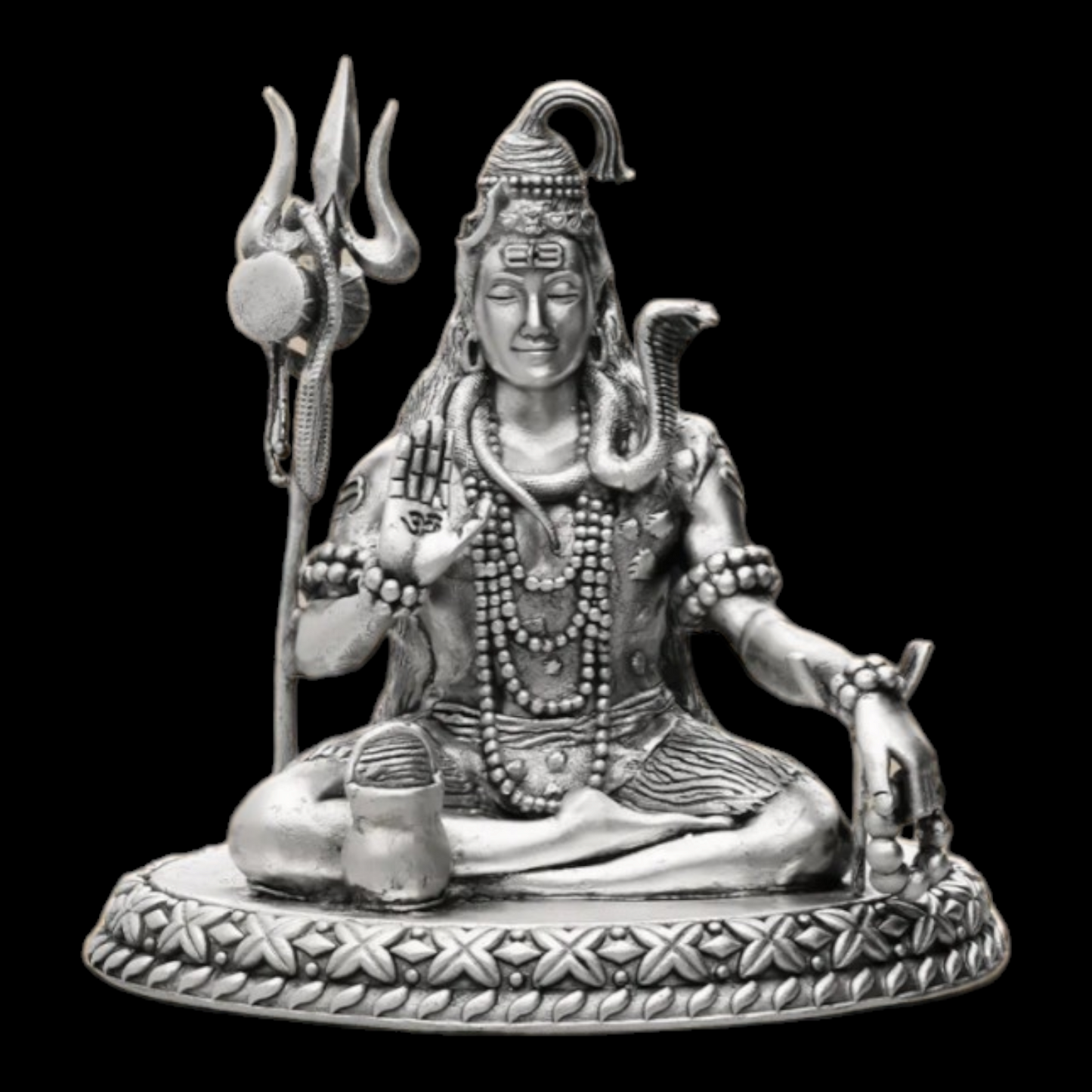 925 silver shivji idol