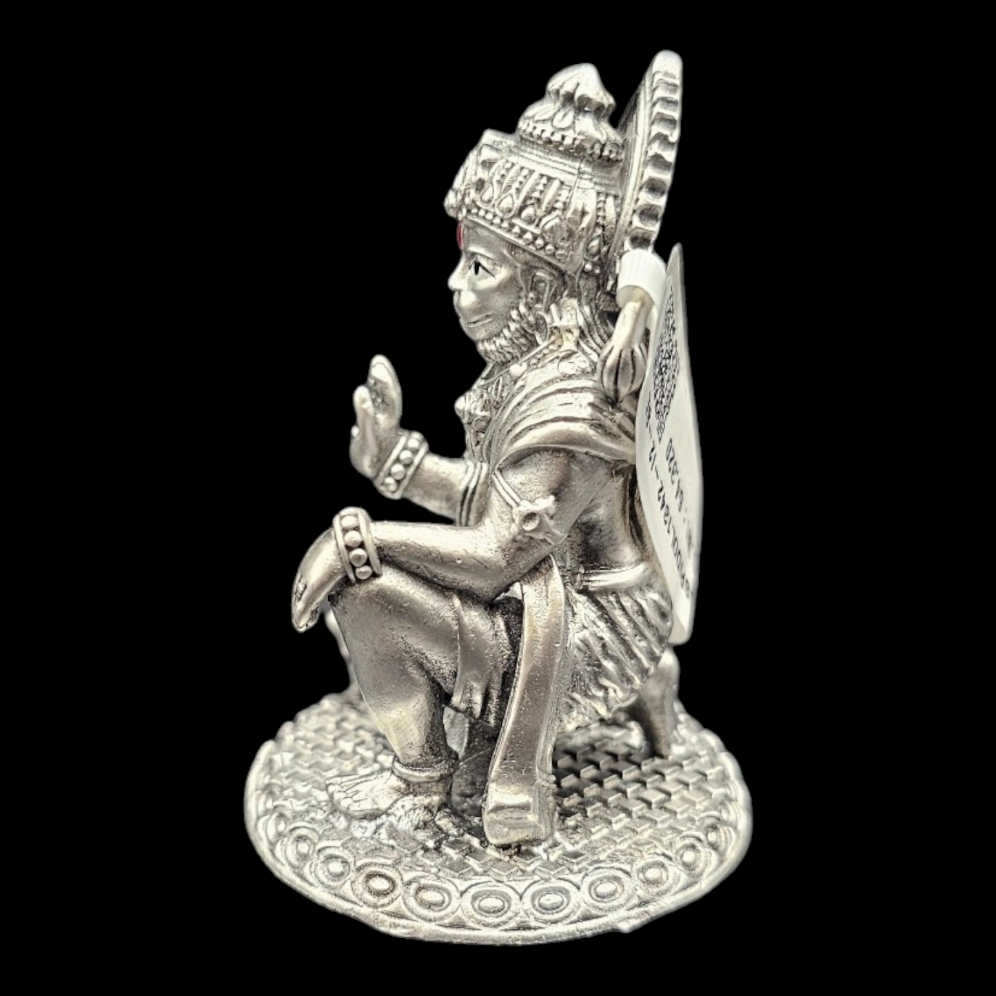 Hanuman ji 3D Solid Idol in  925 Silver