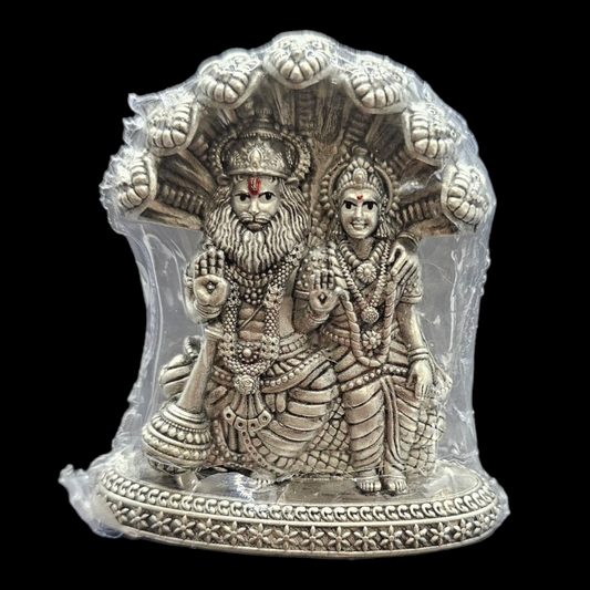 925 silver Laxmi Narasimha avatar with Sheshnag Idol