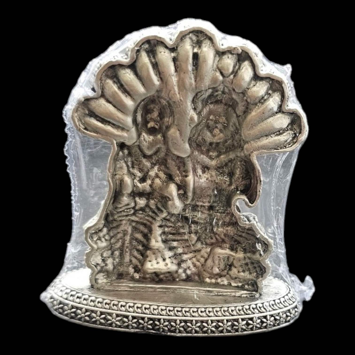 925 silver Laxmi Narasimha avatar with Sheshnag Idol