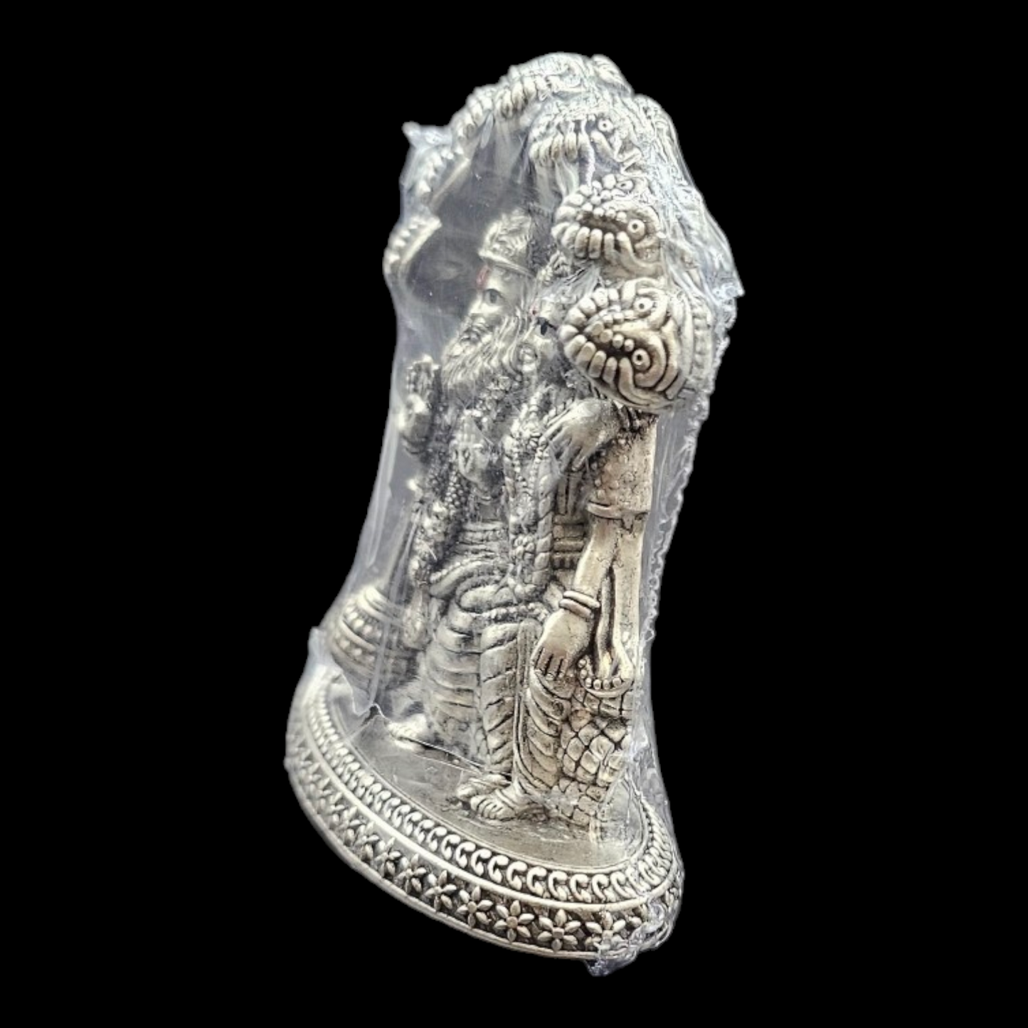 925 silver Laxmi Narasimha avatar with Sheshnag Idol