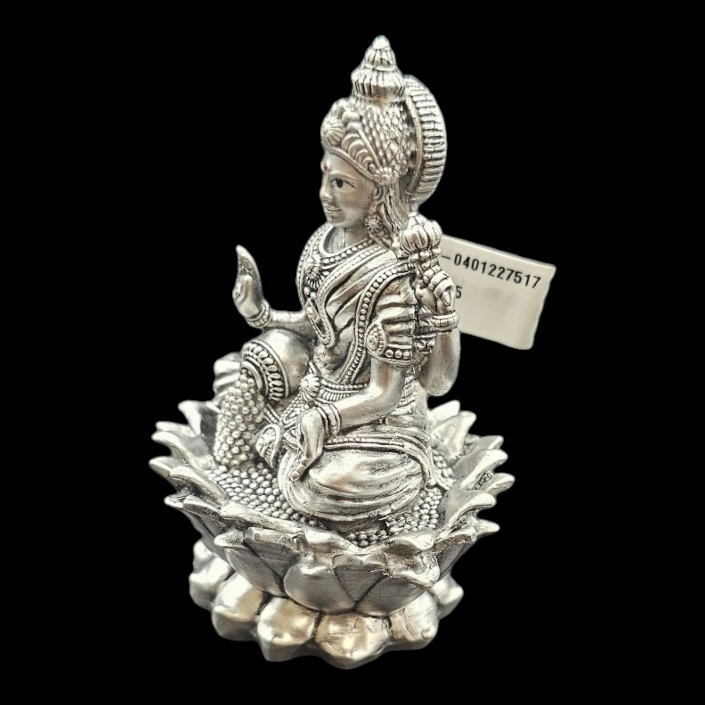 925 Silver 3D Laxmiji idol on Lotus