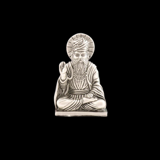 925 silver Guru Nanak ji 3D  Idol