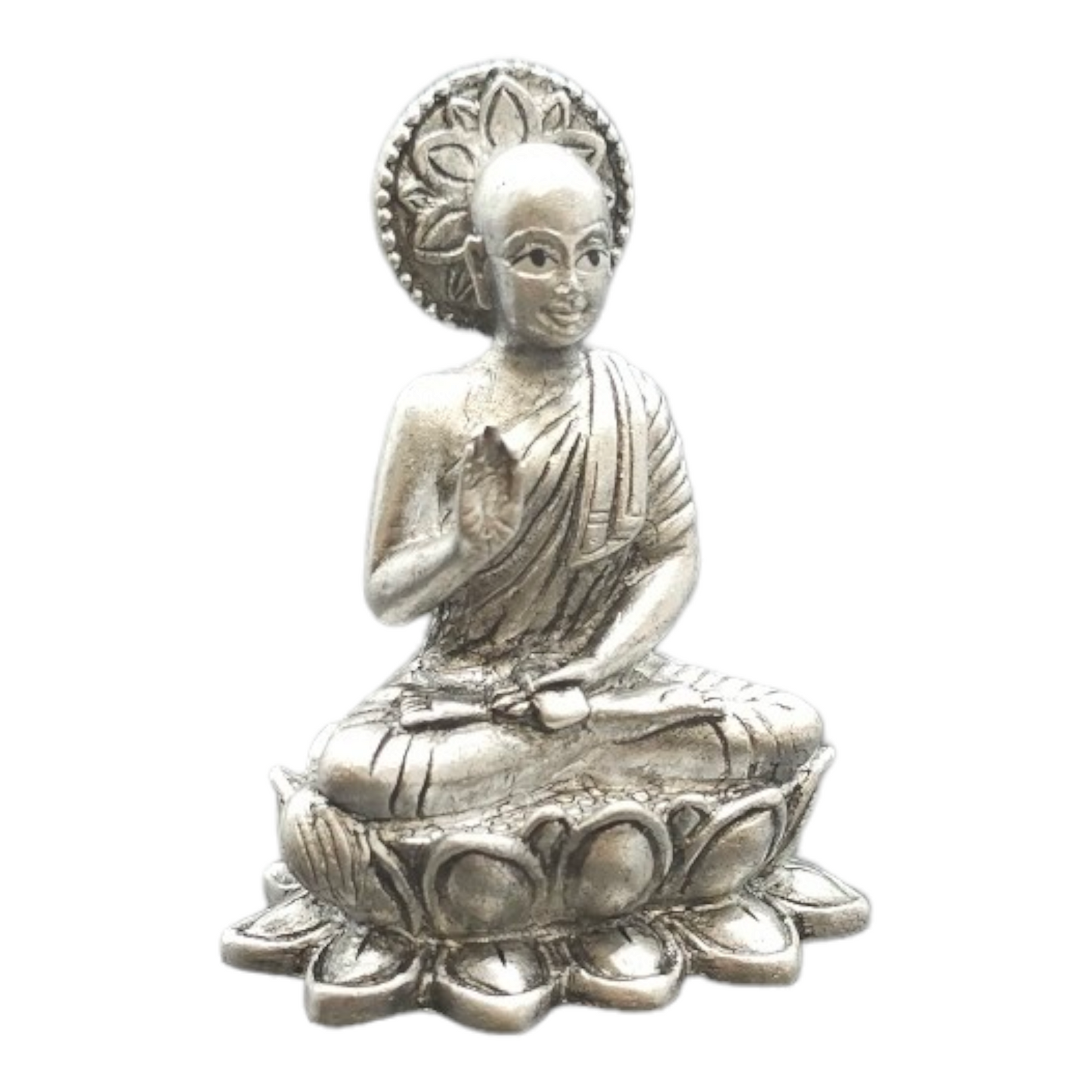 GAUTAM SWAMI MAHARAJ solid Idol  in 925 silver