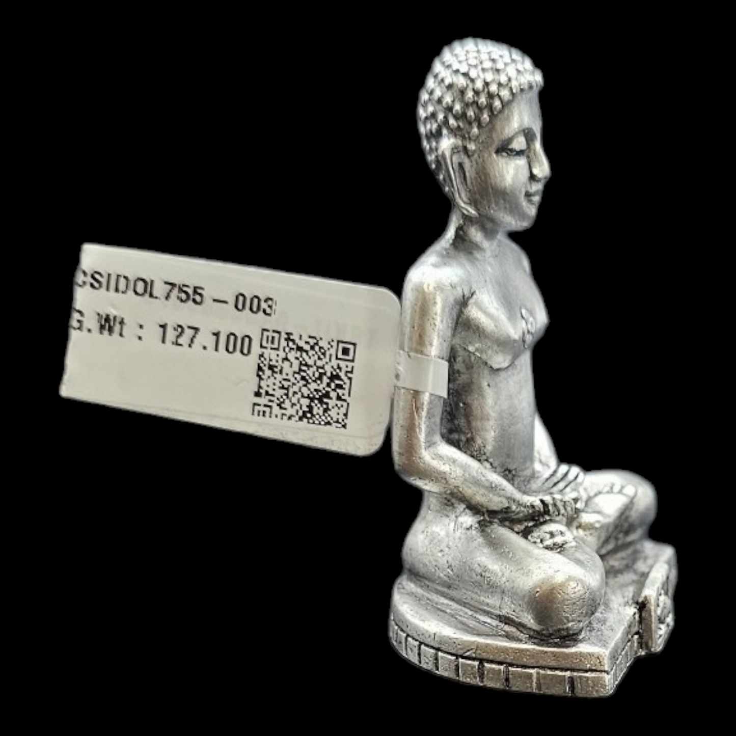 925 silver mahavir swami 3D idol