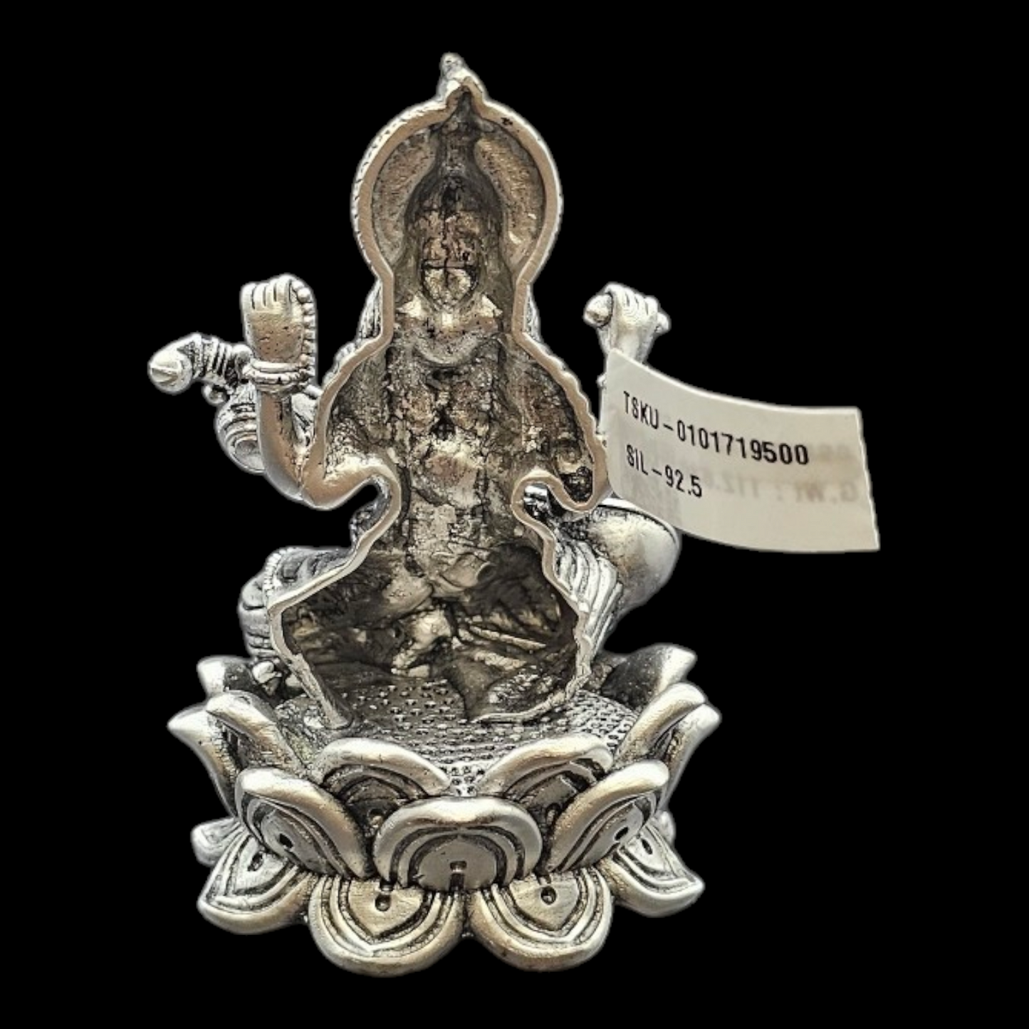 925 silver Goddess Saraswati 2D Idol