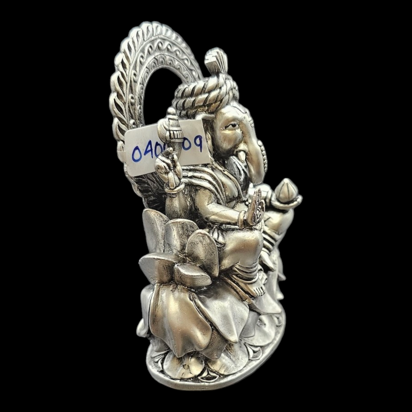 925 silver Lord Ganesha 3D solid Idol