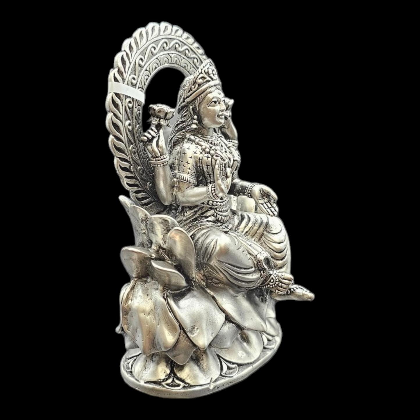 925 silver Goddess Laxmi 3D solid Idol