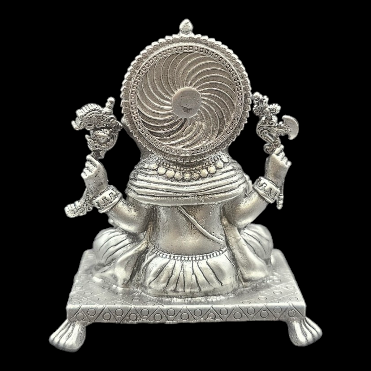 924 silver Lord Ganesha 3D Solid idol