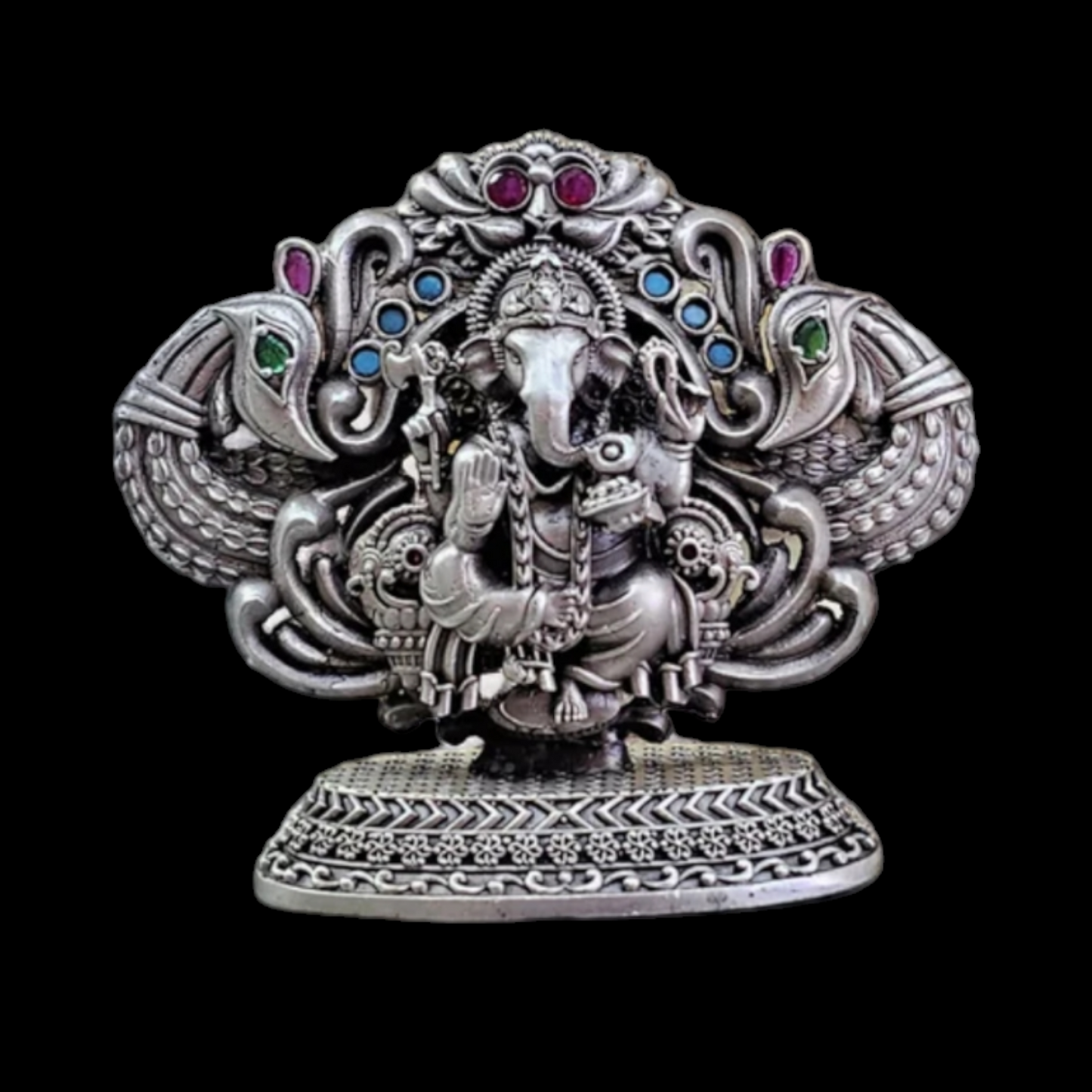 925 silver Ganesha 2D Idol