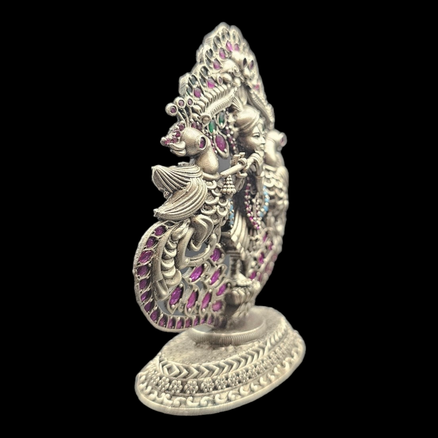 925 silver Lord krishna 2D idol