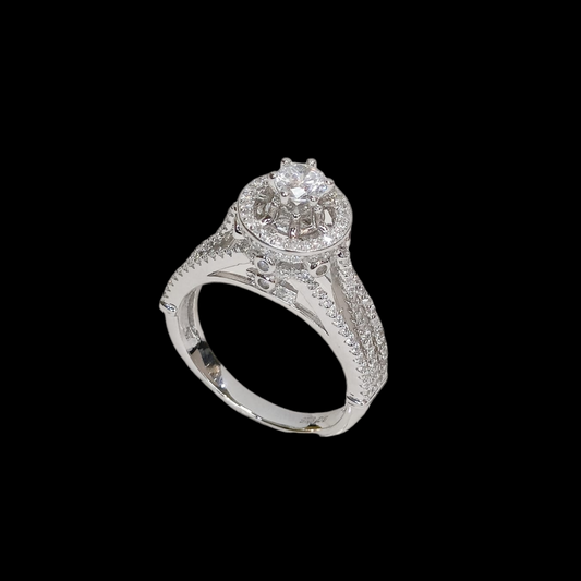 925 silver premium solitaire Tower Ring