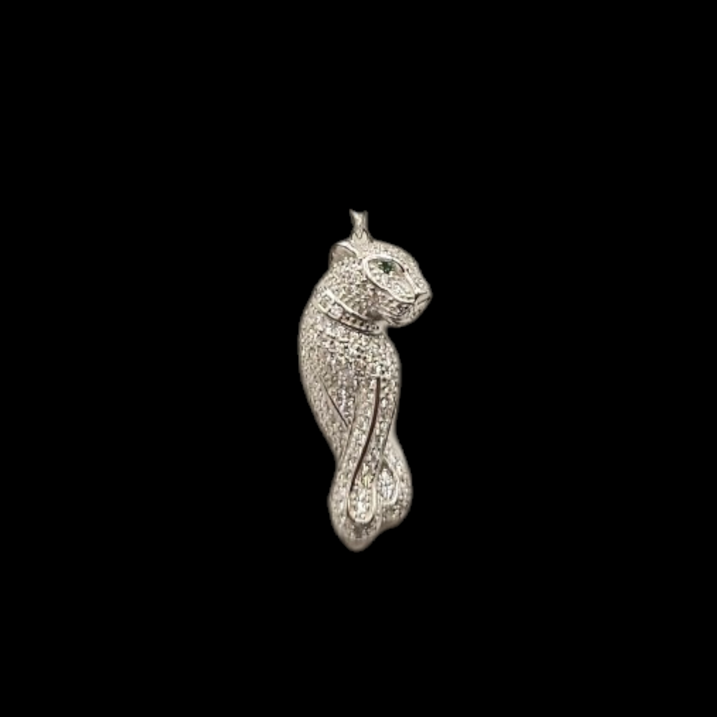 925 silver jaquar pendant Necklace