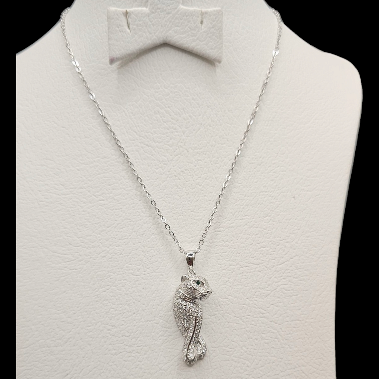 925 silver jaquar pendant Necklace