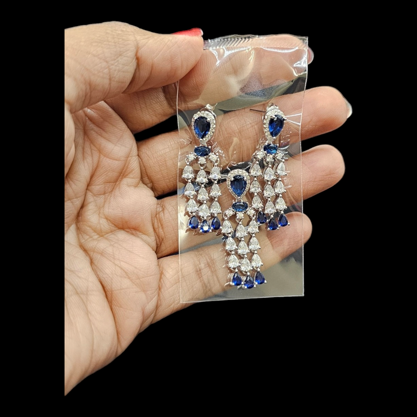 925 silver pendant Earings set