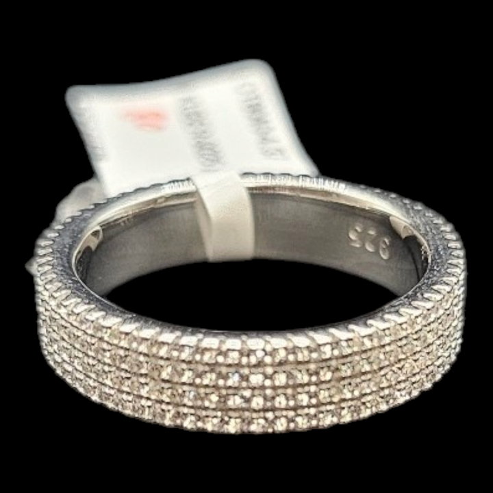 925 silver Round Ring with stones