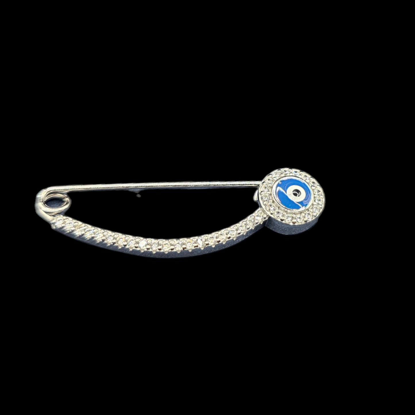 925 sterling Silver Turkish evil eye brooch Baby Pin