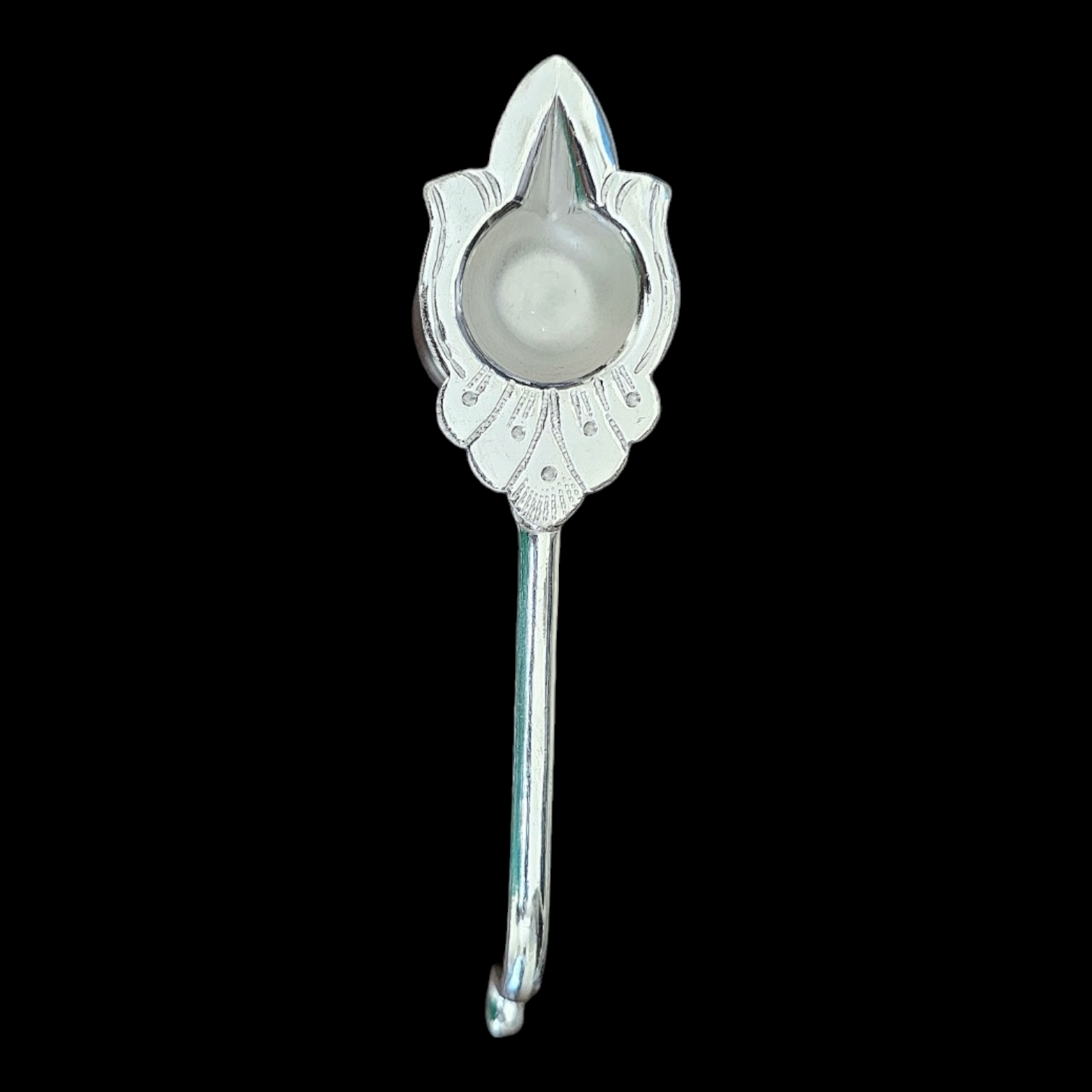 925 Vintage design Solid silver handmade kapoor deepak arti