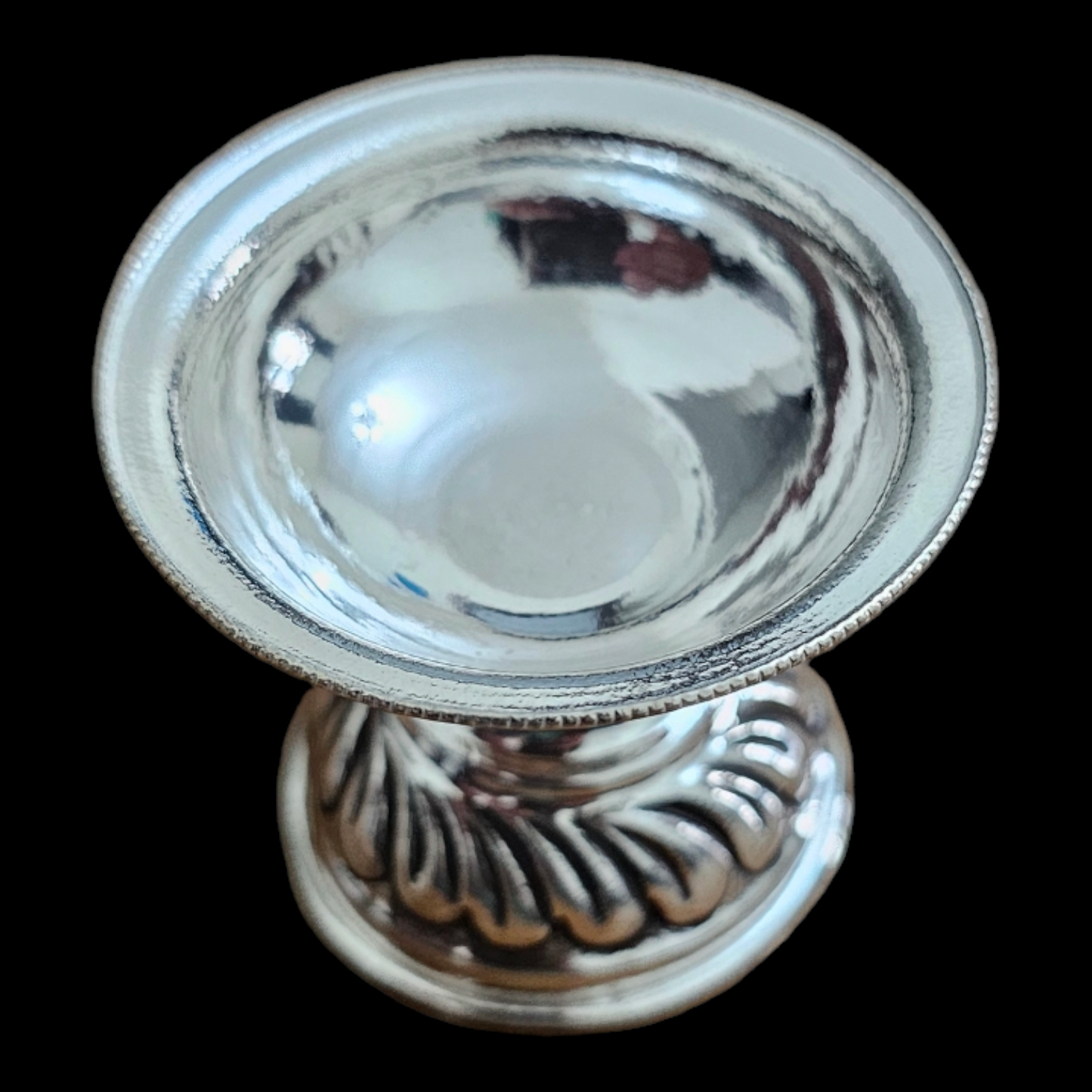 925 silver Antique Polish diya.