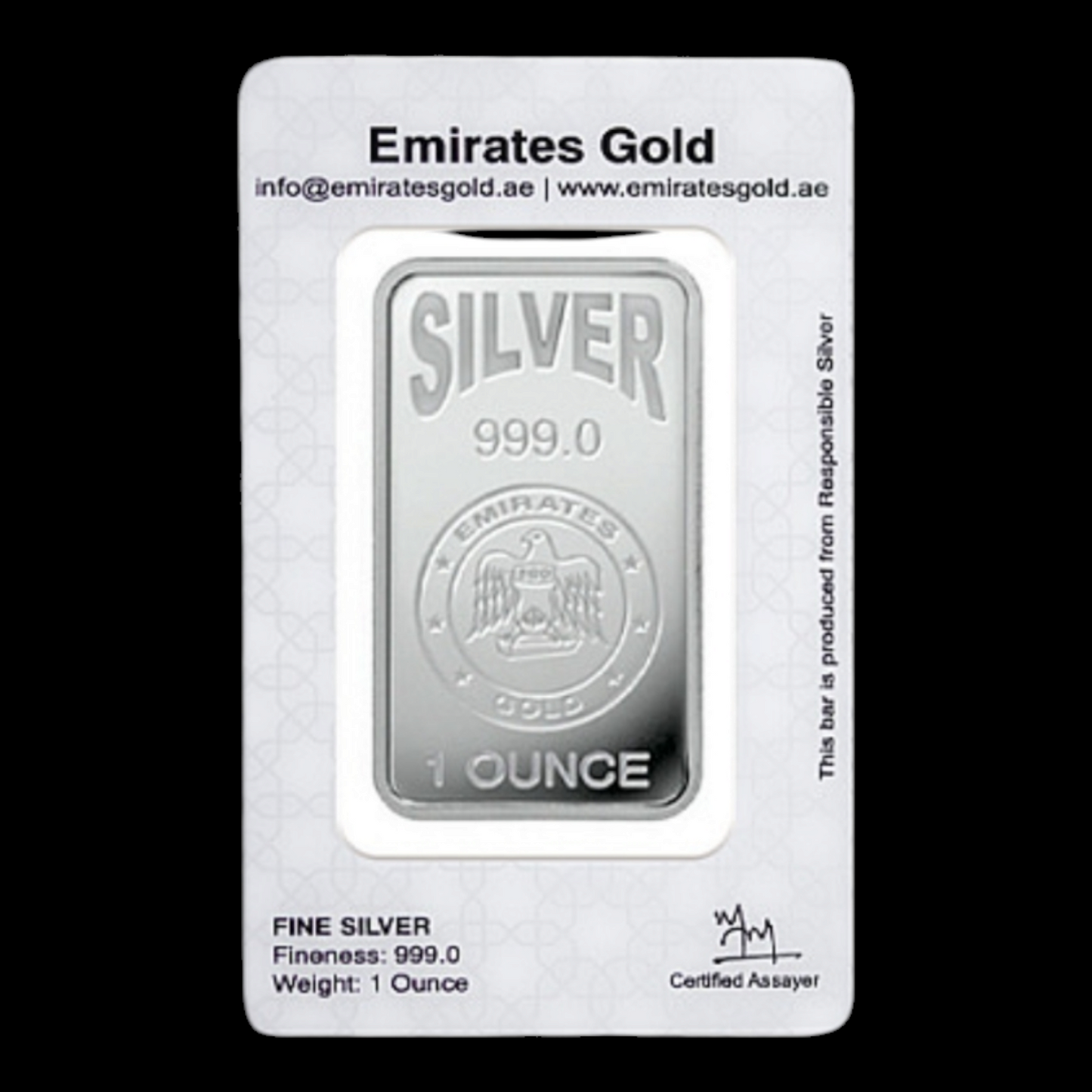 Emirates 1 ounce silver Bar