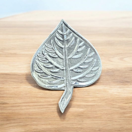 Pure Silver Paan Leaf/Paan Ka Patta/ betel leaf  for Home Decor, Pooja, Gift Purpose & Donation