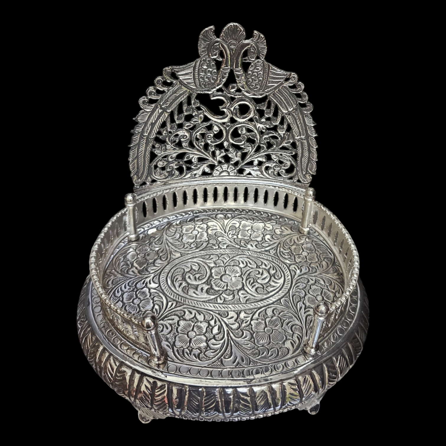 925 Silver Singhasan for Divine Presence