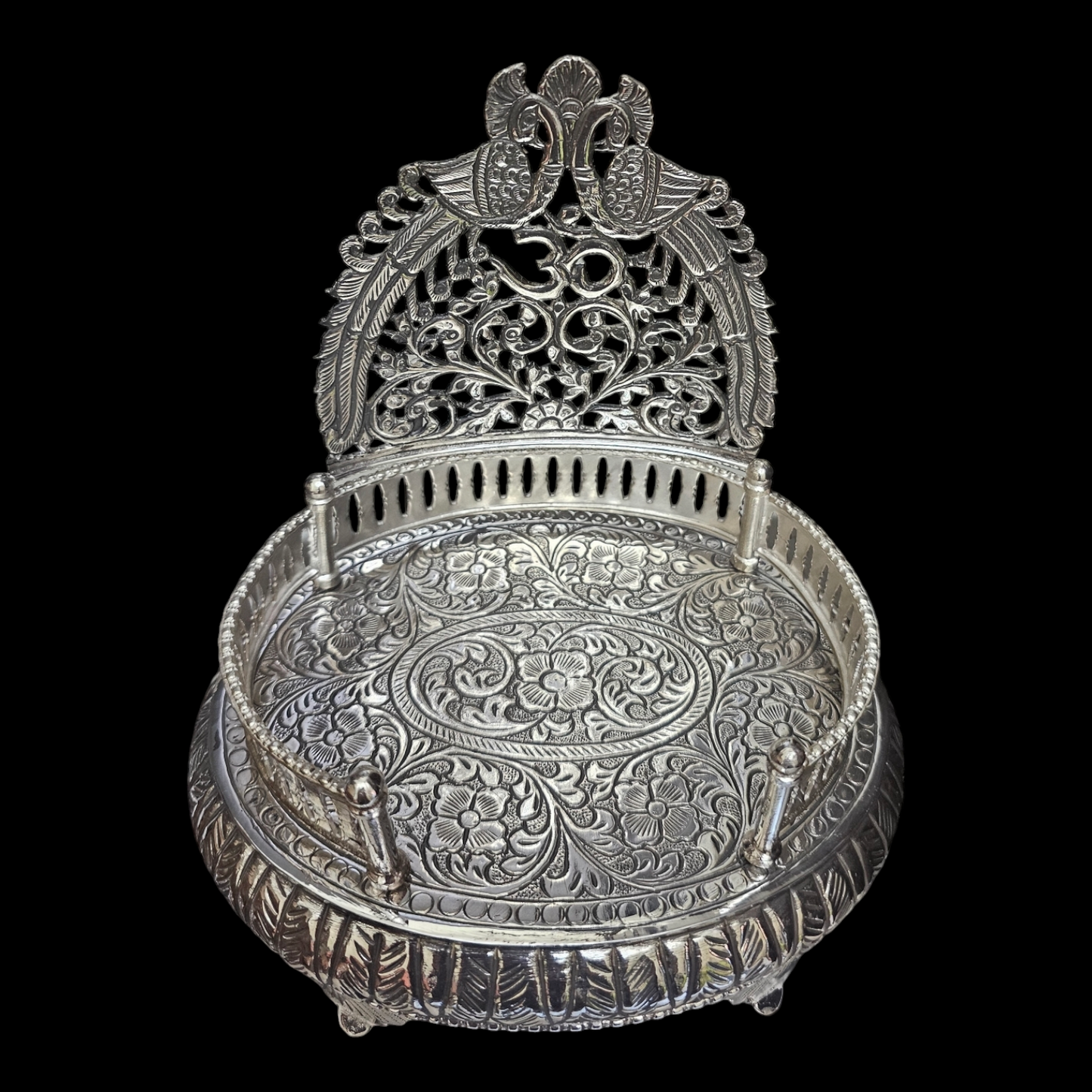 925 Silver Singhasan for Divine Presence