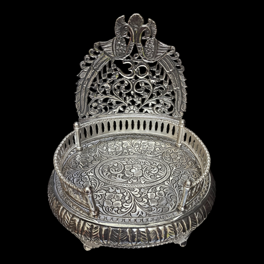 925 Silver Singhasan for Divine Presence