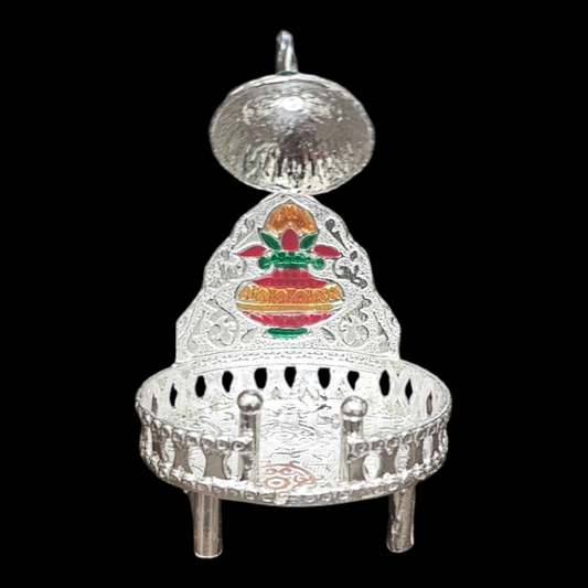 Pure Silver sinhasan for Home temple.