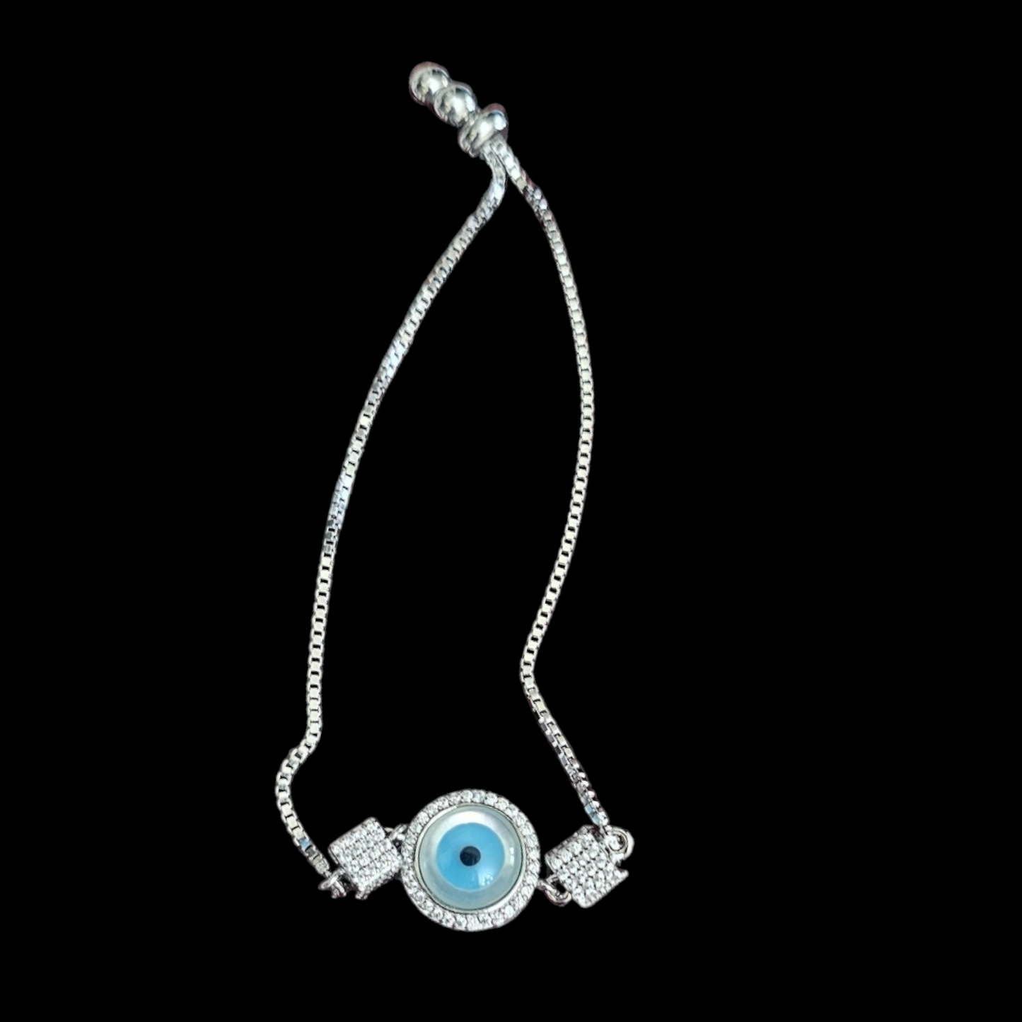 925 Silver Evil Eye Bracelet