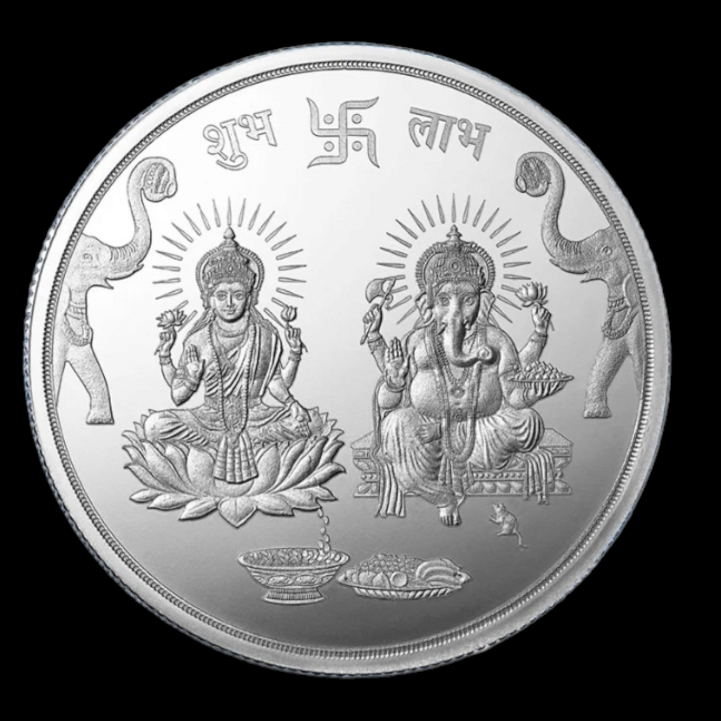 Ganesh Lakshmi 999.9 purity 50 gms coin