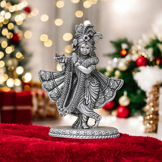 925 silver Lord krishna Idol .