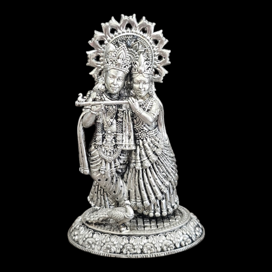 925 silver Radha Krishna Idol