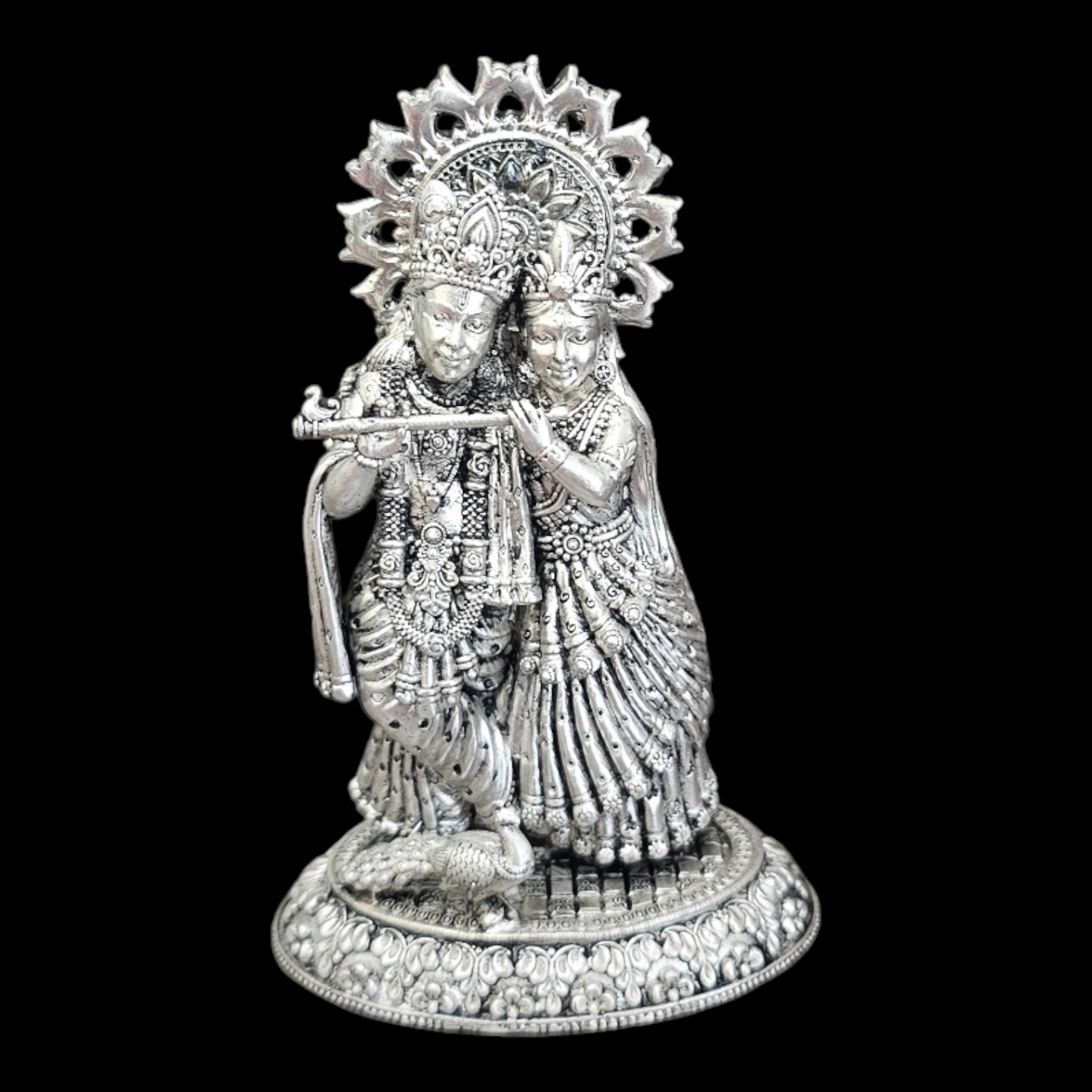 925 silver Radha Krishna Idol