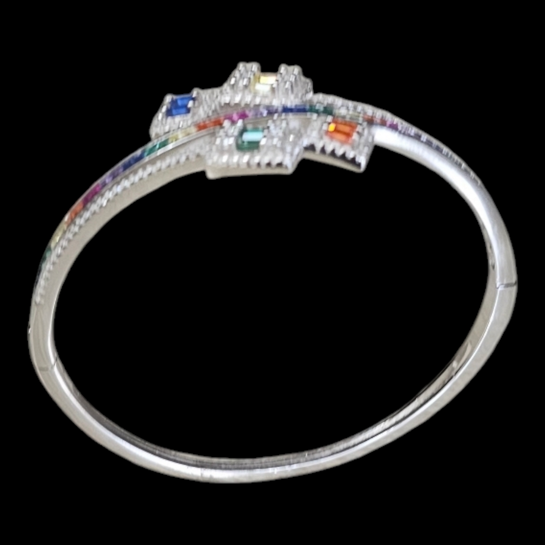 925 silver multicoloured zircon stone Bracelet
