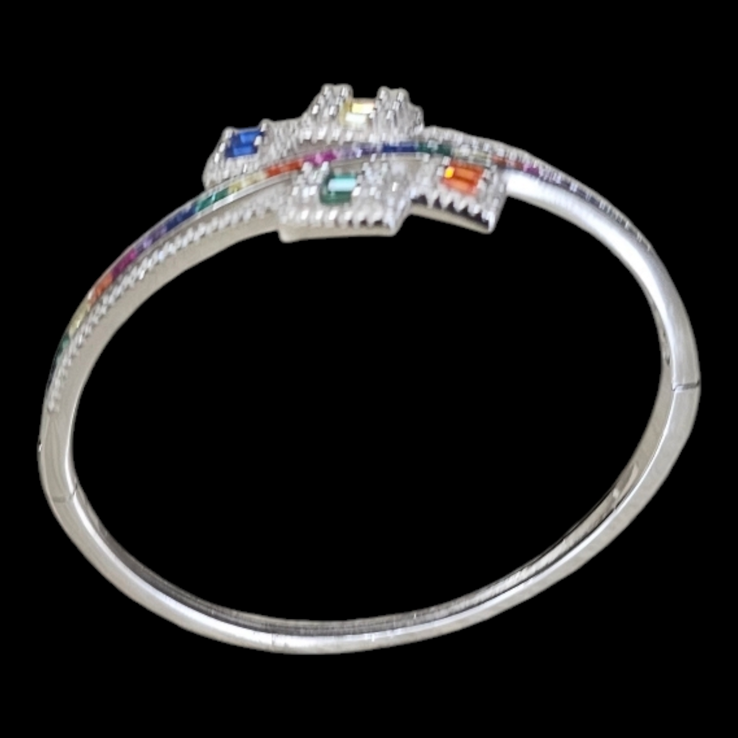 925 silver multicoloured zircon stone Bracelet