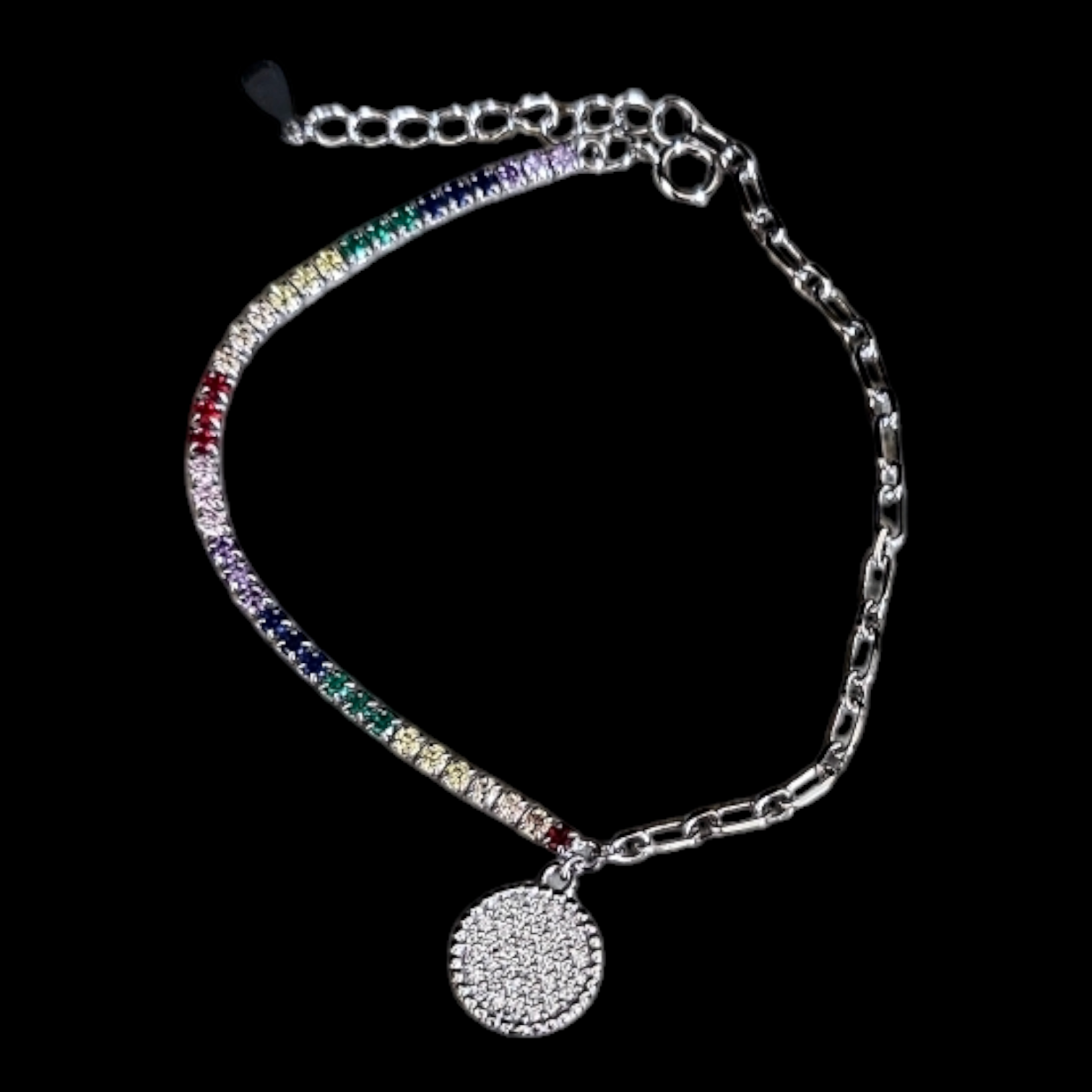 925 silver  loose charm bracelet