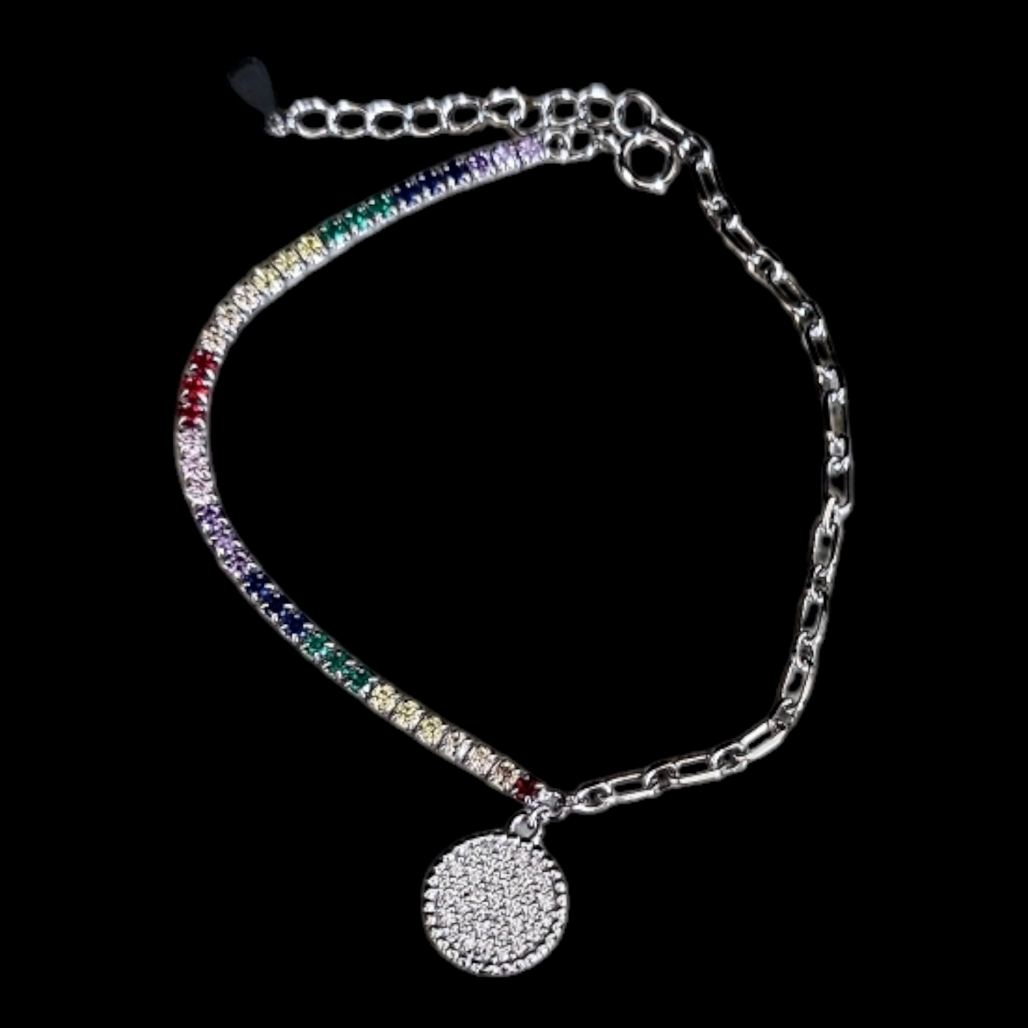 925 silver  loose charm bracelet